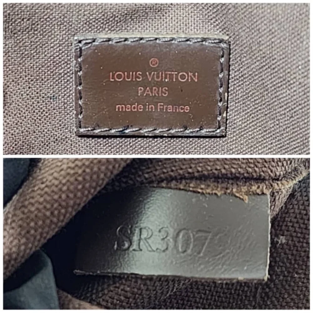 Louis Vuitton shoulder Damier Ebene bag PM Brooklyn Brown - Picture 14 of 17